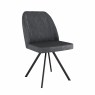 Fucino Swivel Dining Chair in Grey