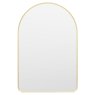Holworth Medium Arch Mirror in Gold