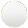 Holworth Large Round Mirror in Gold