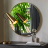 Holworth Large Round Mirror in Gold Holworth Large Round Mirror in Gold