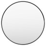Holworth Small Round Mirror in Black Holworth Small Round Mirror in Black