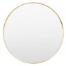 Holworth Round Mirror, Small, Gold