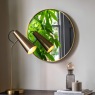 Holworth Round Mirror, Small, Gold Holworth Round Mirror, Small, Gold