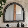 Pimlico Arch Overmantle Mirror in Blackwash Pimlico Arch Overmantle Mirror in Blackwash