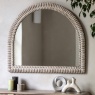 Pimlico Arch Overmantle Mirror in Whitewash Pimlico Arch Overmantle Mirror in Whitewash