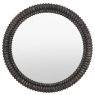 Pimlico Round Mirror in Black