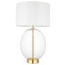 Kelda Oval Table Lamp – Satin Brass Finish Kelda Oval Table Lamp – Satin Brass Finish
