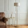 Highclere 3-Light Floor Lamp – Antique Brass Finish Highclere 3-Light Floor Lamp – Antique Brass Finish