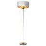 Highclere 3-Light Floor Lamp – Antique Brass Finish