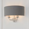 Highclere Wall Light in Charcoal & Nickel Highclere Wall Light in Charcoal & Nickel