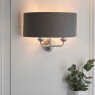 Highclere Wall Light in Charcoal & Nickel Highclere Wall Light in Charcoal & Nickel