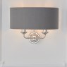 Highclere Wall Light in Charcoal & Nickel Highclere Wall Light in Charcoal & Nickel
