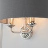 Highclere Wall Light in Charcoal & Nickel Highclere Wall Light in Charcoal & Nickel