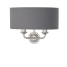 Highclere Wall Light in Charcoal & Nickel Highclere Wall Light in Charcoal & Nickel