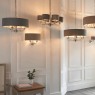 Highclere Wall Light in Charcoal & Nickel Highclere Wall Light in Charcoal & Nickel