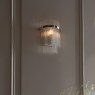 Marietta Wall Light in Bright Nickel Marietta Wall Light in Bright Nickel