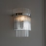 Marietta Wall Light in Bright Nickel Marietta Wall Light in Bright Nickel