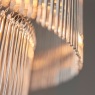 Marietta 16 Light Tiered Pendant – Antique Brass & Clear Glass Rods Marietta 16 Light Tiered Pendant – Antique Brass & Clear Glass Rods