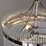 Marietta 5 Light Pendant – Bright Nickel & Clear Glass Rods Marietta 5 Light Pendant – Bright Nickel & Clear Glass Rods