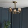 Berenice 3 Light Semi-Flush Ceiling Light – Antique Brass & Faceted Glass Berenice 3 Light Semi-Flush Ceiling Light – Antique Brass & Faceted Glass