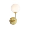 Otto Wall Light in Brushed Gold