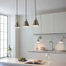 Hal 3 Linear Pendant Light in Bright Nickel Hal 3 Linear Pendant Light in Bright Nickel