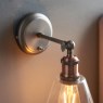 Hal Wall Light in Clear Copper Pewter Hal Wall Light in Clear Copper Pewter
