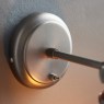 Hal Wall Light in Clear Copper Pewter Hal Wall Light in Clear Copper Pewter