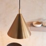 Cape Pendant Light, Antique Brass Cape Pendant Light, Antique Brass