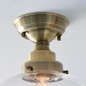 Camberley Ceiling Light Antique Brass with Clear Glass Camberley Ceiling Light Antique Brass with Clear Glass