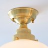 Camberley Ceiling Light Brass with Opal Glass Camberley Ceiling Light Brass with Opal Glass