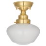 Camberley Ceiling Light Brass with Opal Glass Camberley Ceiling Light Brass with Opal Glass