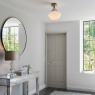 Camberley Ceiling Light Bright Nickel with Opal Glass Camberley Ceiling Light Bright Nickel with Opal Glass