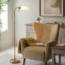 Pharmacy Floor Lamp Antique Brass with Opal Shade Pharmacy Floor Lamp Antique Brass with Opal Shade