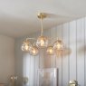 Dimple Pendant Light in Brushed Brass Dimple Pendant Light in Brushed Brass
