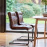 Capri Brown Leather Chair Capri Brown Leather Chair