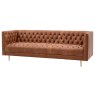 Dalton 3 Seater Sofa Antique Brown Leather Dalton 3 Seater Sofa Antique Brown Leather