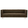 Dalton Moss Green 3 Seater Sofa