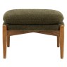 Datsun Green Boucle Footstool