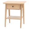 Hatfield 1 Drawer Bedside Natural Hatfield 1 Drawer Bedside Natural
