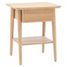 Hatfield 1 Drawer Bedside Natural Hatfield 1 Drawer Bedside Natural