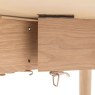Gallery Direct Hatfield Natural Folding Dining Table Gallery Direct Hatfield Natural Folding Dining Table