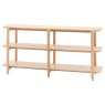 Gallery Direct Hatfield Natural Wide Open Display Gallery Direct Hatfield Natural Wide Open Display