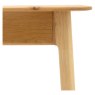Madrid 1 Drawer Desk Oak Madrid 1 Drawer Desk Oak