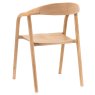 Gallery Direct Madrid Dining Chair, Oak Gallery Direct Madrid Dining Chair, Oak