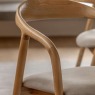 Gallery Direct Madrid Upholstered Dining Chair, Natural Gallery Direct Madrid Upholstered Dining Chair, Natural