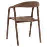 Gallery Direct Madrid Dining Chair, Walnut Gallery Direct Madrid Dining Chair, Walnut