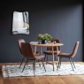 Gallery Direct Madrid Round Dining Table, Oak Gallery Direct Madrid Round Dining Table, Oak
