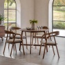 Gallery Direct Madrid Walnut Round Dining Table Gallery Direct Madrid Walnut Round Dining Table