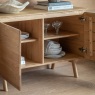 Gallery Direct Madrid 2 Door Sideboard, Oak Gallery Direct Madrid 2 Door Sideboard, Oak